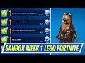 Complete LEGO Fortnite Sandbox Weekly Week 1 Quests - How to EASILY Complete Sandbox Week 1 Quests