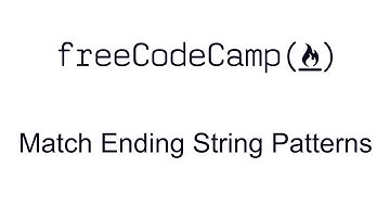 Regular Expressions - Match Ending String Patterns - Free Code Camp
