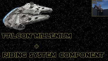 Riding System Component with Falcon Millenium | UE4 (2022)