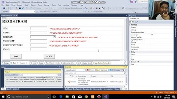 Membuat form login menggunakan Visual Studio 2017
