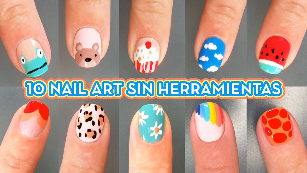 Aprender acerca 77+ imagen como pintarse las uñas con diseños faciles