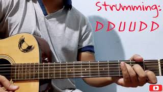 Video thumbnail of "তোমাকে | Tomake Guitar Lesson for Beginners | Easy tutorial | Parineeta | Chords | Shreya Ghoshal"