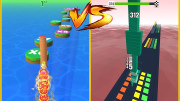 Stack Colors Vs Shortcut Run : Gameplay Walkthrough Part 1 - Level 1-9999 All Level (iOS, Android)