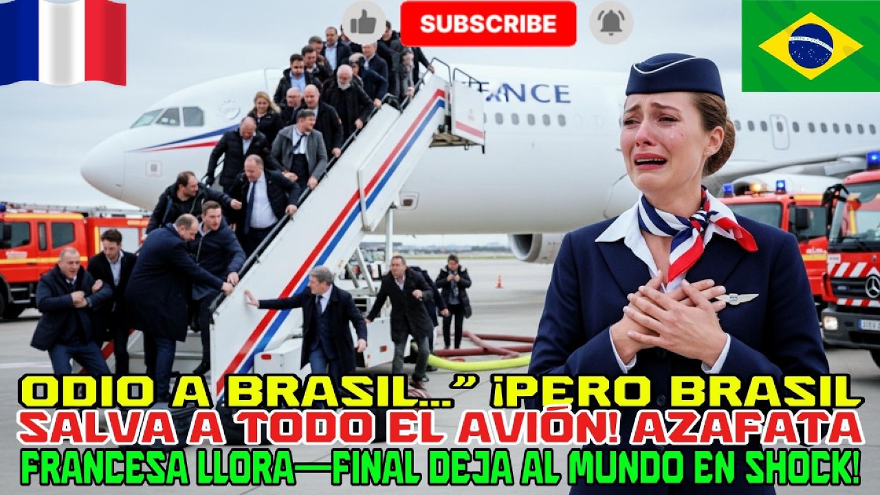 “ODIO A BRASIL”… ¡Pero Brasil salva el avión y el final deja al mundo en shock!