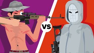 WHITE DEATH vs WHITE FEATHER - WHO WOULD WIN? SNIPER SHOWDOWN