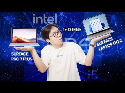 Ngang giá tiền 12-13 triệu thì nên mua Surface Pro 7 Plus hay Surface Laptop Go 2 khi cùng cấu hình?
