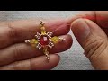 ⚜️Bicone Crystal Earrings & Pendant/How to make Beaded Jewelery/Aretes/ Tutorial diy