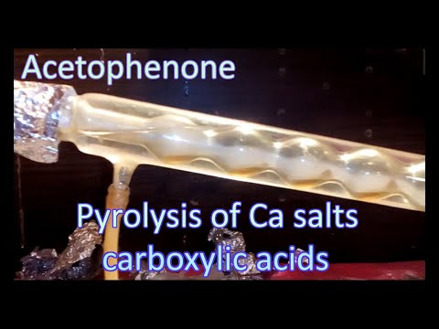Acetophenone synthesis. The pyrolysis of Ca salts of carboxylic acids.
