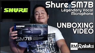 Shure SM7B Dynamic Mic Unboxing - Filipino + English - Relaks Media