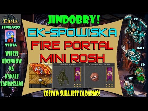 Tibia - Fire Portal Mini Rosh 100lvl EK-spowiska