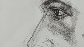 How to draw Side Eye - Janakula Art | Janaka kulathunga