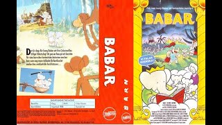 Babar Och Hans Vänner (1989) Vhs Svenskt Tal