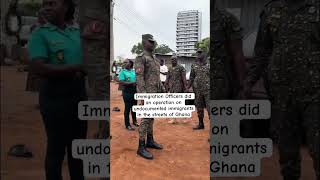 Immigration Officers did an operation on undocumented immigrants in the streets #ndc #shorts #npp
