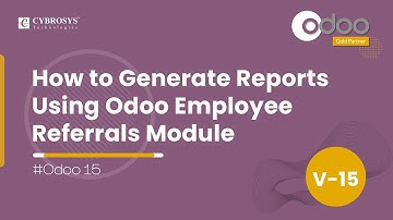 How to Generate Reports Using Odoo Employee Referrals Module | Odoo 15 Referral | Odoo 15 Enterprise