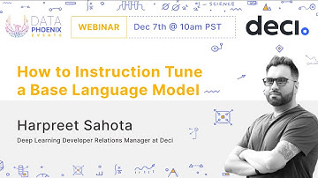 Webinar "How to Instruction Tune a Base Language Model"