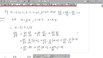 Example of Partial Derivatives (Chain Rule) |Lecture-26| Unit-IV-Engg. Maths- Sem-I |by #Aryacollege