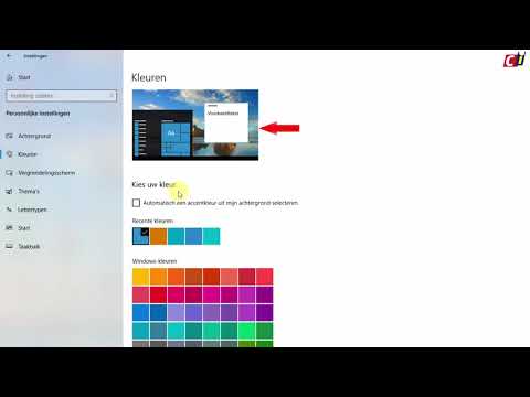 Video: Hoe kunnen we het kleurenschema van de desktop wijzigen?