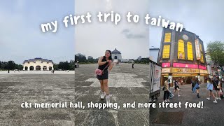 taiwan vlog part 3 | chiang kai shek memorial hall, shopping for clothes, and street food!