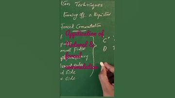 Application of Natural & Forced commutation