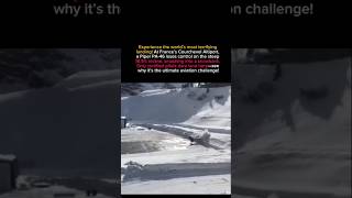 The Most Dangerous Airport Landing Gone Wrong | Courchevel #aviation