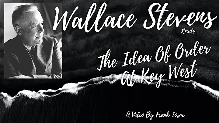 Wallace Stevens reads his poem "The Idea Of Order ...