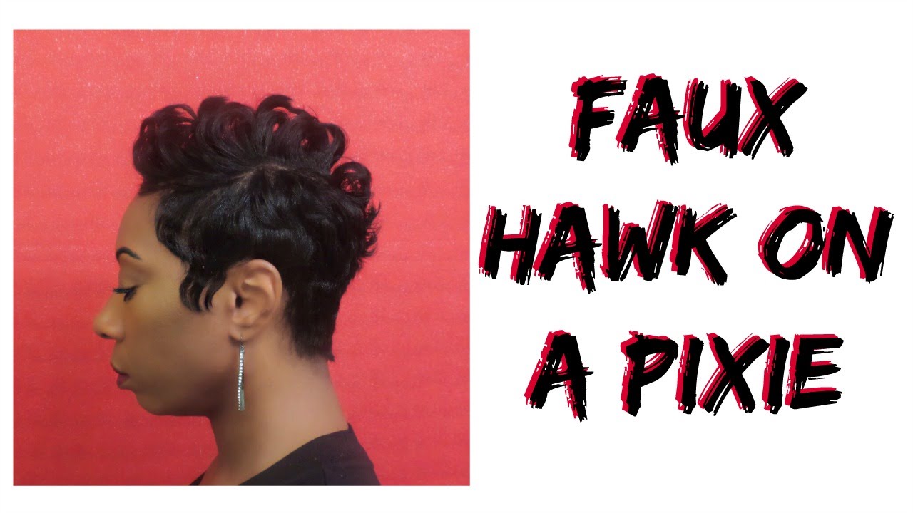 How to Style a Faux Hawk - YouTube
