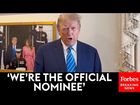 WATCH: Trump Reacts To Clinching 2024 Republican Presidential Nomination