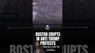 "Hands Off!" protest in Boston draws nearly 100,000 people rallying against Trump, Musk