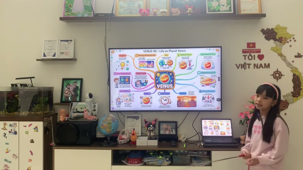 Dr Binocs | Lesson 12 | Venus 101 | Life On Planet Venus | Elsa Thao Linh 8T
