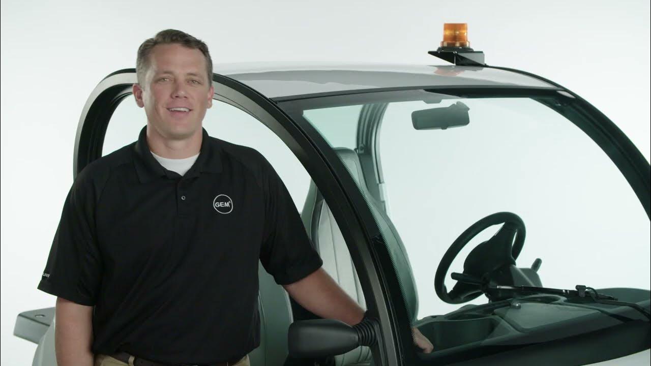 New Waev Polaris GEM Electric e2 Low Speed Vehicles (LSV) WalkAround Video YouTube