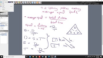 International, Math , grade 8, #22 , 4 2 solving problems involving average speed part 1, Ayat Rabai