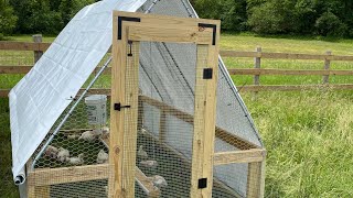 The Suscovich Chicken Tractor | An alternative method to constructing the conduit roof