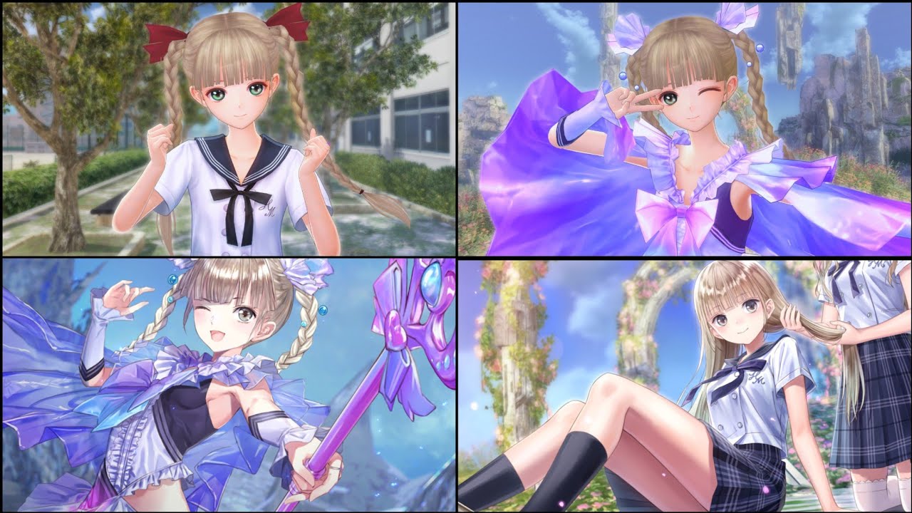 司城 夕月 ALL ATTACK(全スキル)『BLUE REFLECTION SUN/燦』『ブルリフ 