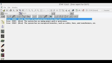 How to resolve ETAP Swing Generator Error?