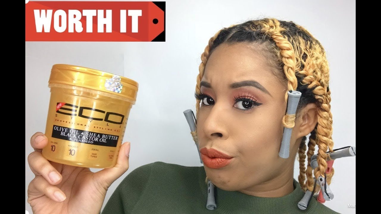 Reviewing The New Eco Style Gel(Gold)/Fine hair approved? - YouTube