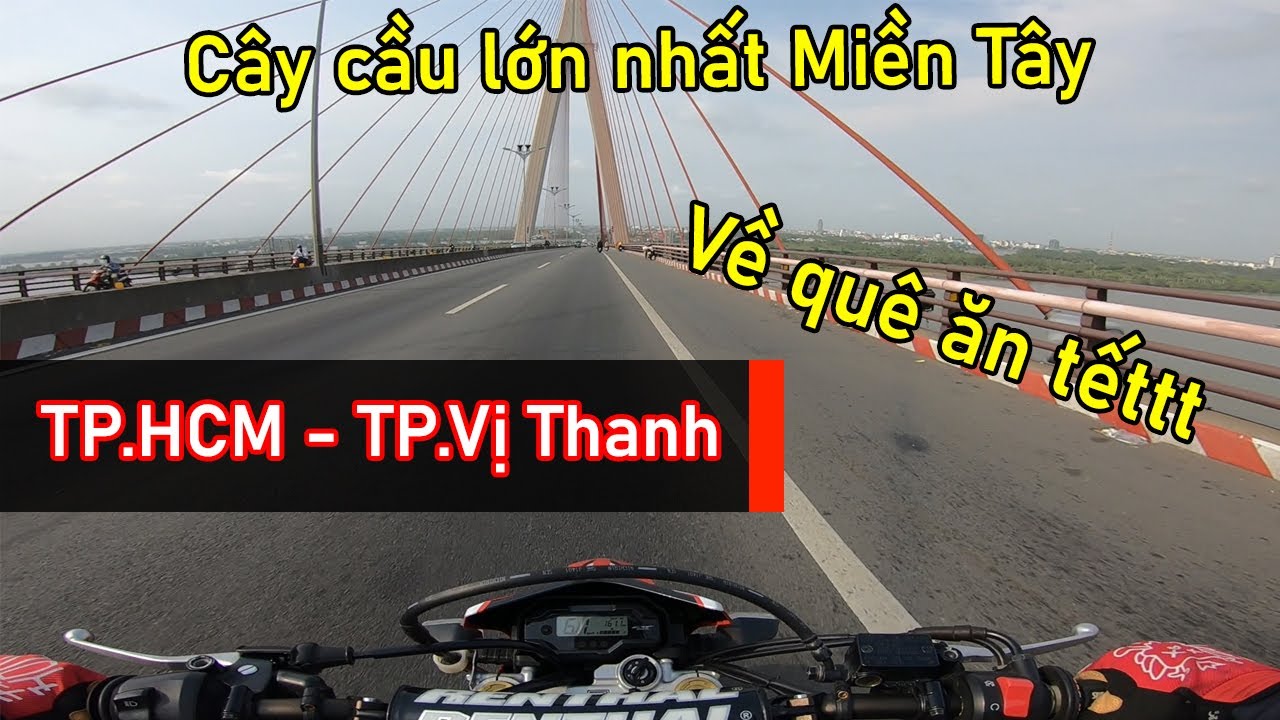 phượt miền tây 1 ngày New Phượt Miền Tây 1: Hành trình về quê ăn tết 2022 cùng em cào cào Honda 150cc - CRF150l Supermoto