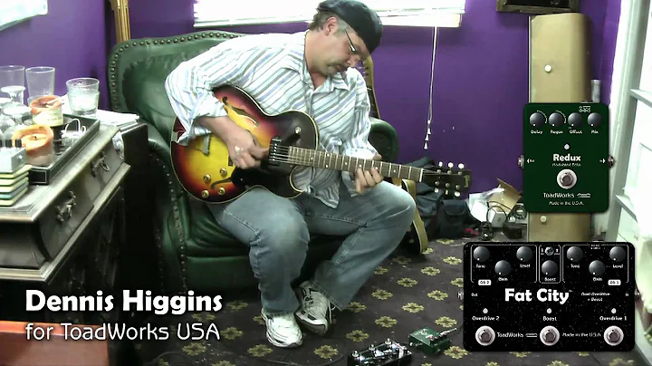 Dennis Higgins Demonstrates ToadWorks Effect Pedal...