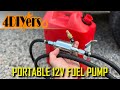 How To Make A Portable 12v Fuel Transfer Pump How To Make A Portable 12v Fuel Transfer Pump