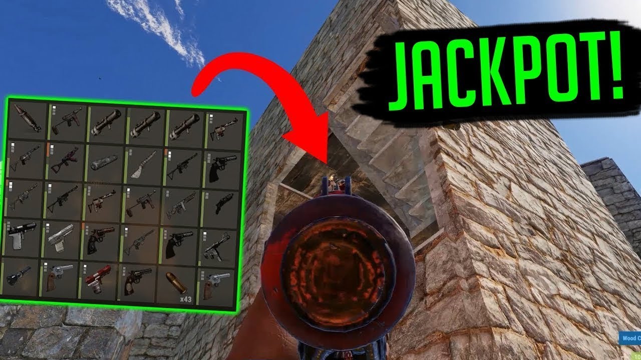 Rust Jackpot Raid Rockets Jackpot Raid - Rust Vanilla Raid - YouTube