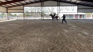 Kate & Dulce Cantering 2