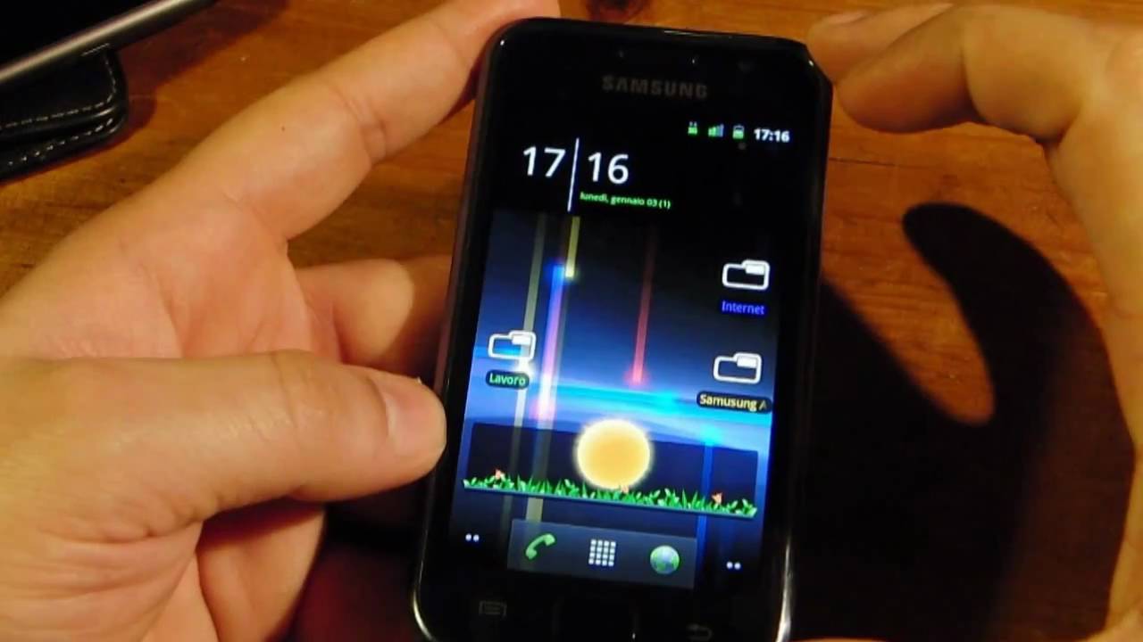 Samsung Galaxy S Gingerbread Rom Darky Youtube