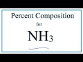 Percent Composition and Molar Mass of NH3