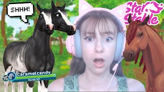 The SECRET Life Of HORSES 🧐🐴 What Happens To Your HORSES When You Log OFF Star Stable?