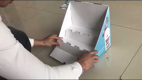 How to assemble a Cardboard PDQ