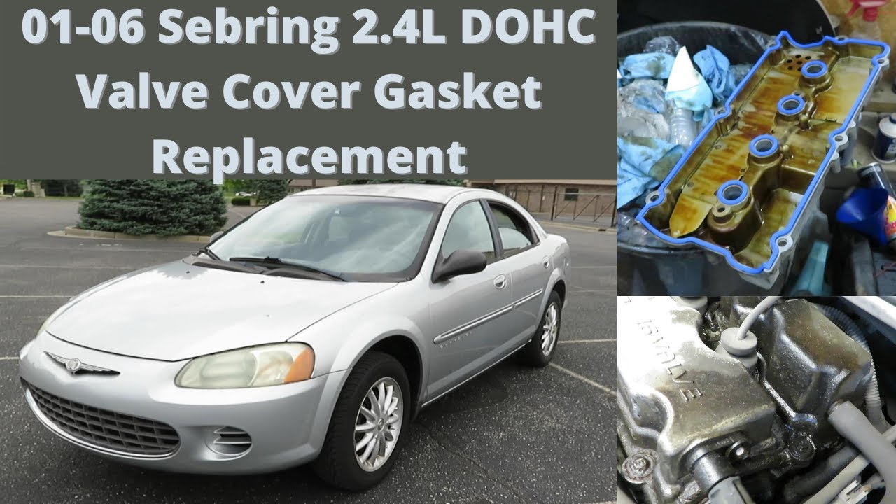 Valve Cover Gasket Replacement 01-06 Chrysler Sebring Dodge Stratus 2.4 DOHC