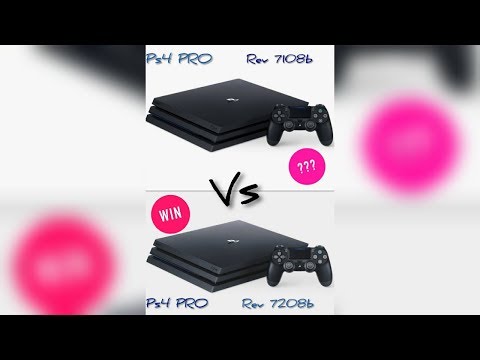 ШУМ PS4 PRO 7108b VS 7208b!!!