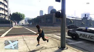 Grand Theft Auto V Flash Running Glitch