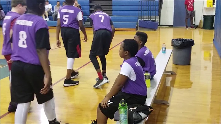 SHAMARI PEETS(#3) PURPLE TEAM  VS  HEATHER GRAY TE...