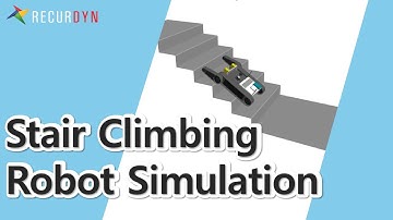 Stair Climbing​ Robot Simulation