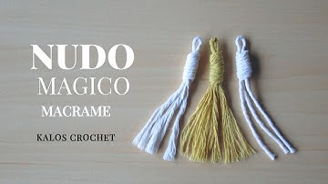 Aprende el Nudo Mágico de Macramé | Easy Magical Macramé Knot Tutorial